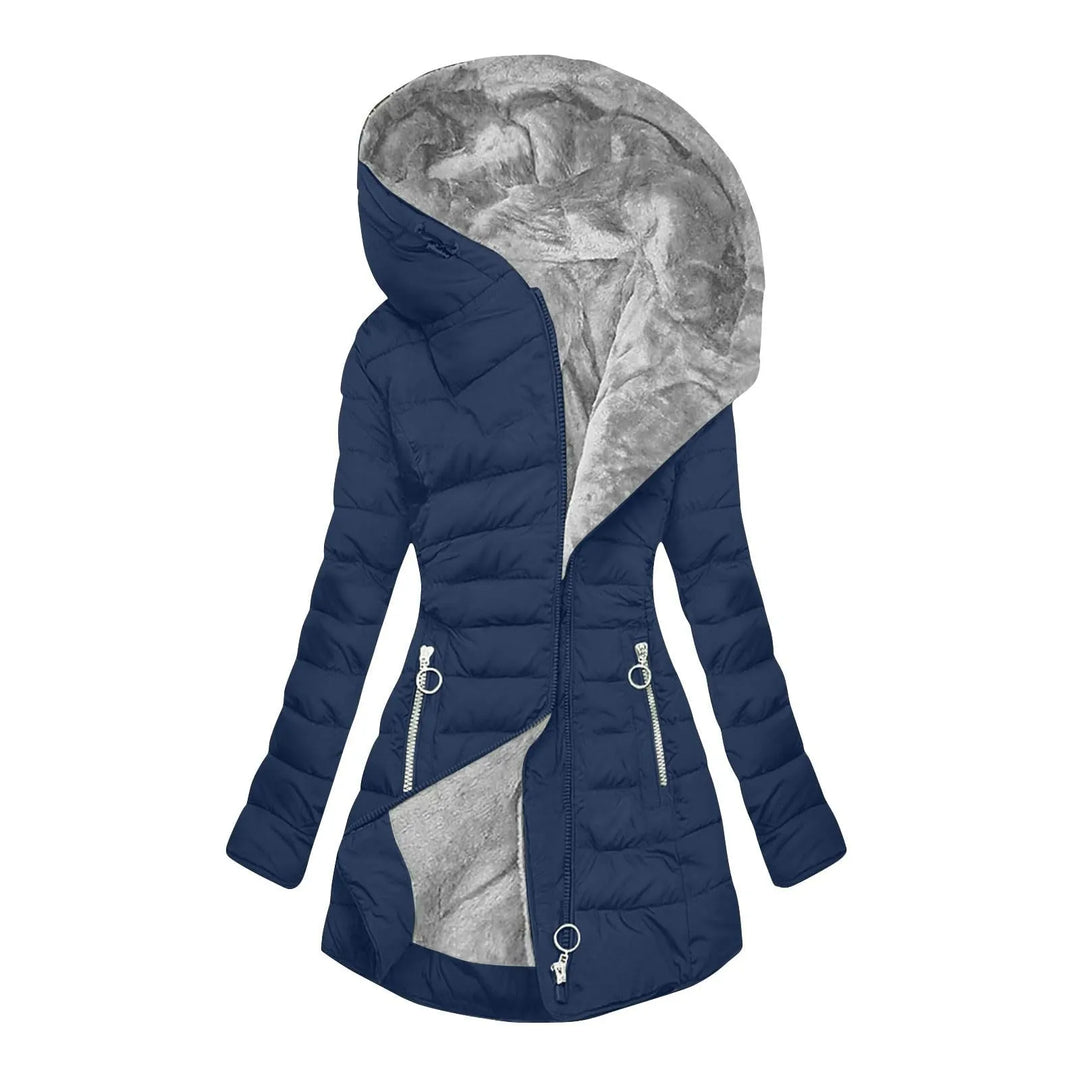 Deirdre – Quilted Hooded Padded Coat