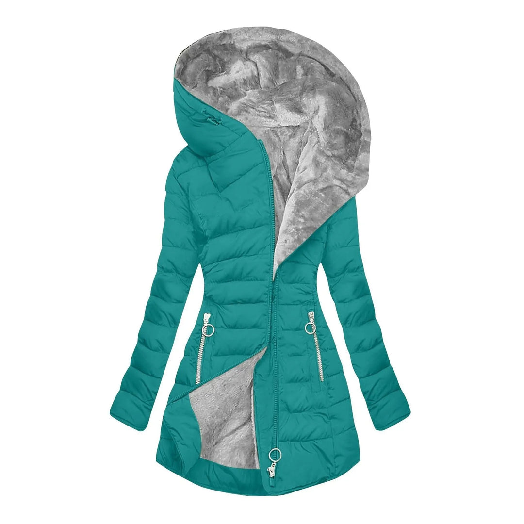 Deirdre – Quilted Hooded Padded Coat