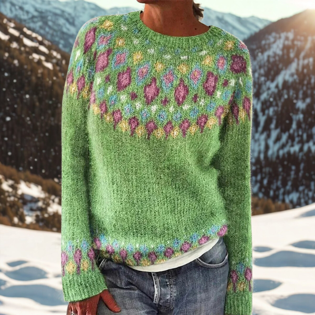 Mabel – Fair Isle Knit Jumper