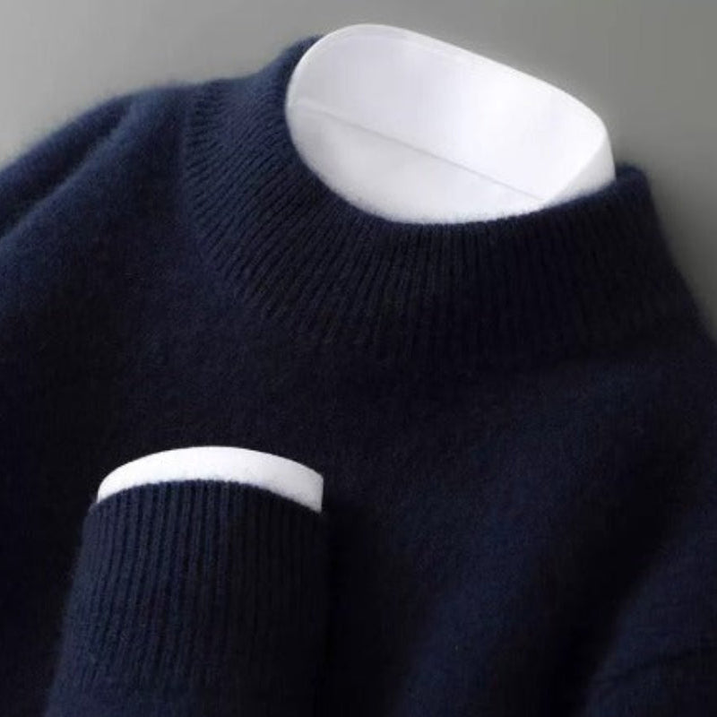 Fenella – Soft Knit Mock Neck Jumper