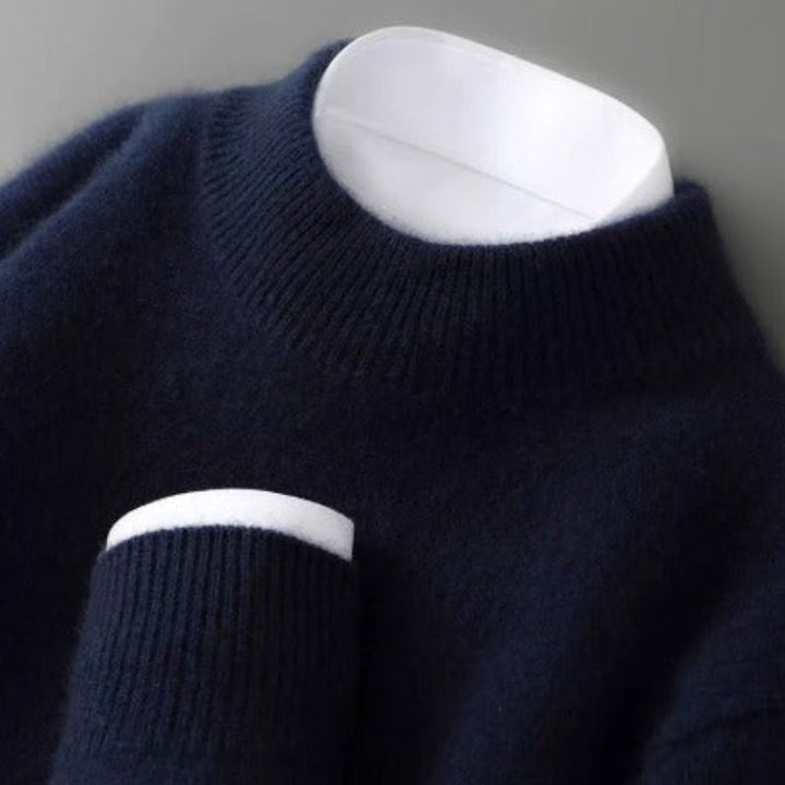 Fenella – Soft Knit Mock Neck Jumper