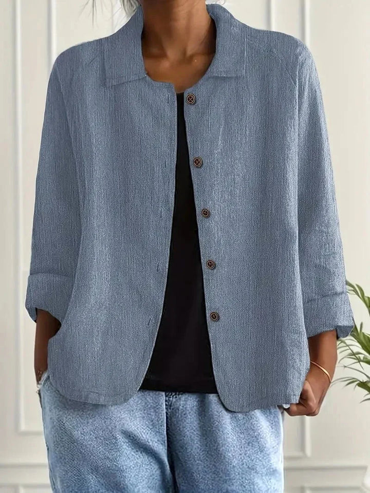 Dorothea – Relaxed Button-Front Jacket