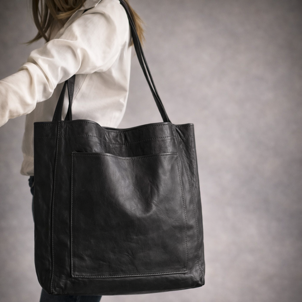 Willa – Structured Leather-Look Tote Bag