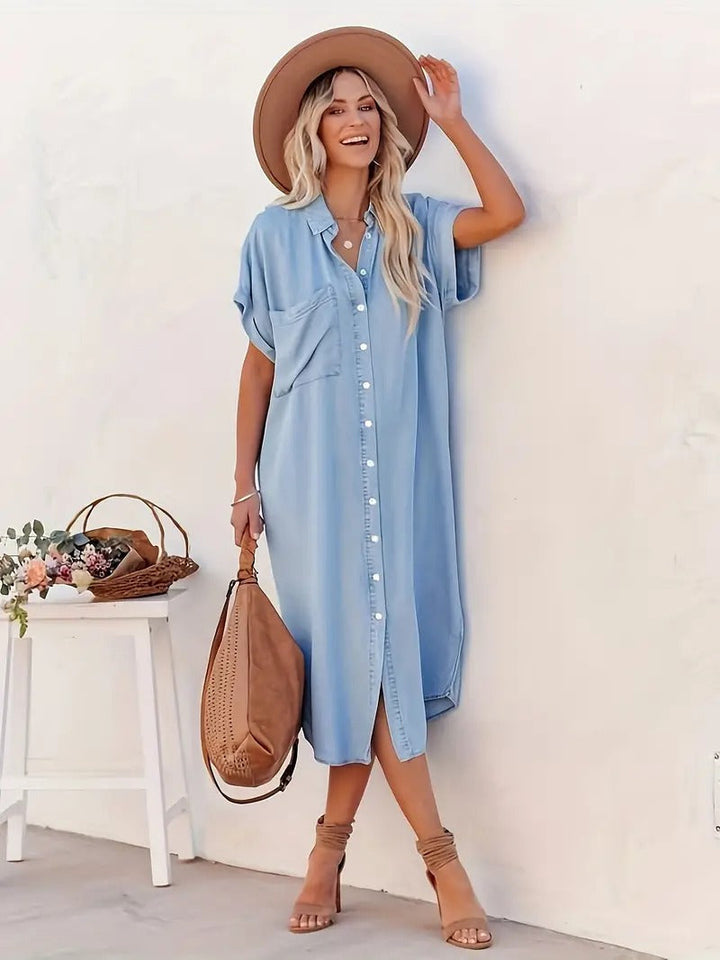 Cerys | Shirt-dress With Pockets