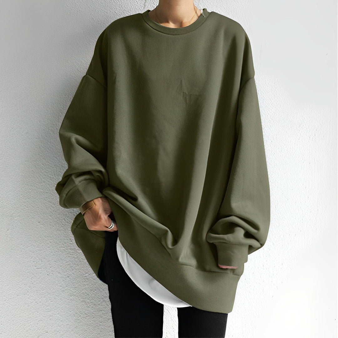 Susanna – Oversized Relaxed Crew Neck Sweatshirt