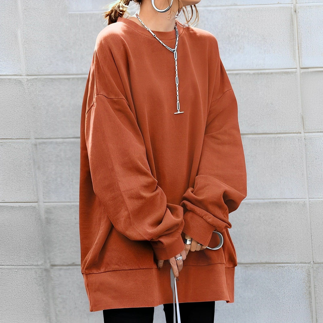 Susanna – Oversized Relaxed Crew Neck Sweatshirt