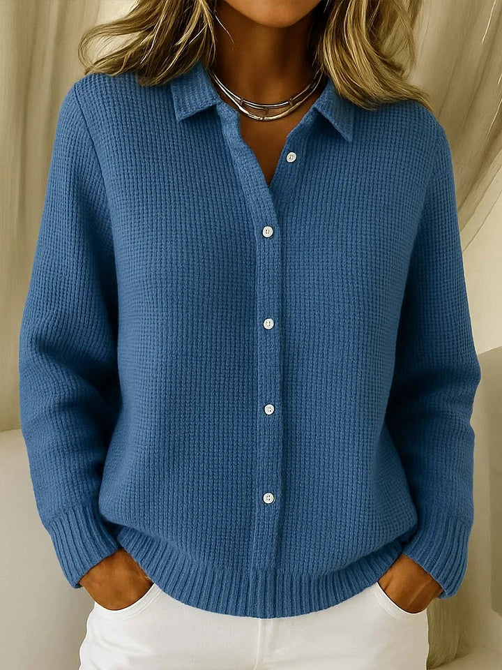 Freda – Button-Front Knit Cardigan