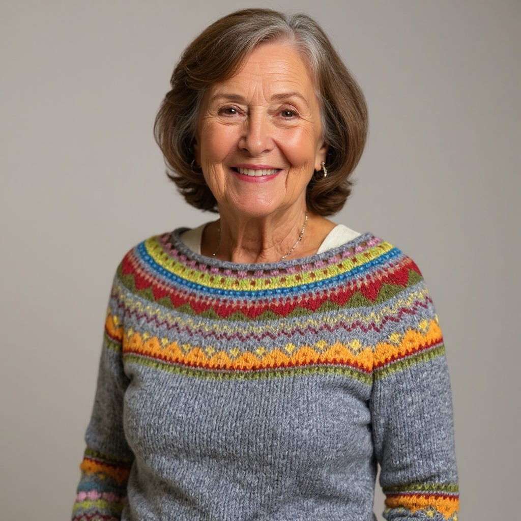 Orla – Patterned Knit Jumper