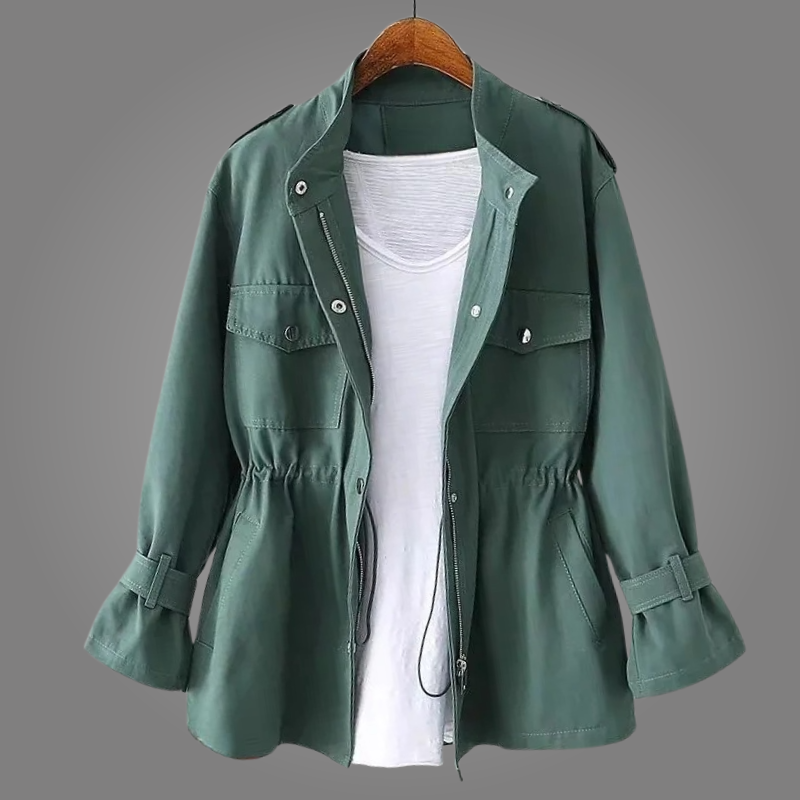 Shirley – Cinched Waist Utility Jacket