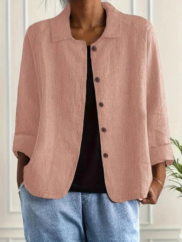 Dorothea – Relaxed Button-Front Jacket