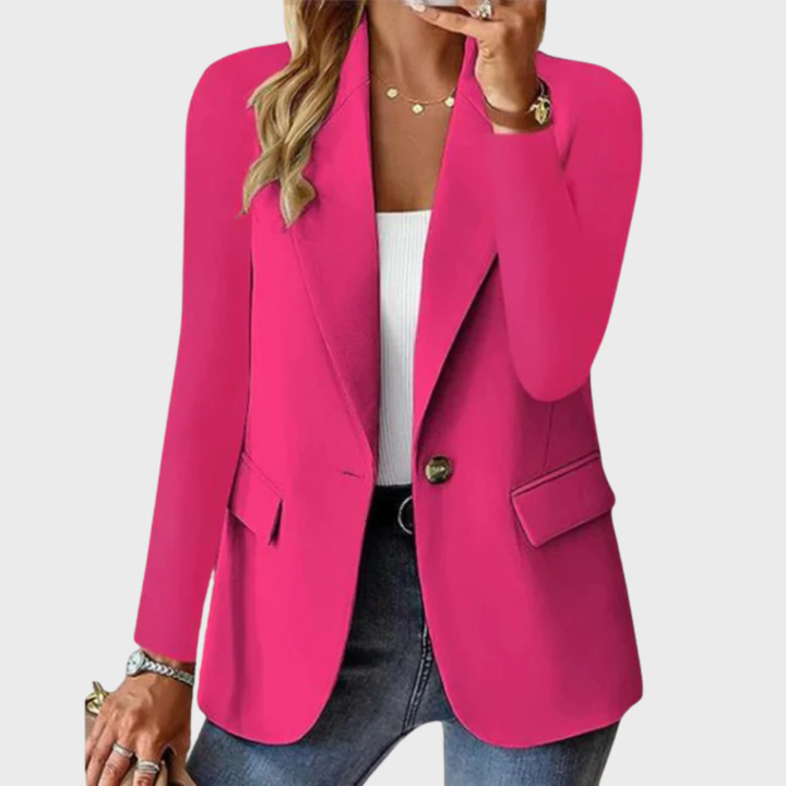 Marion – Classic One-Button Tailored Blazer