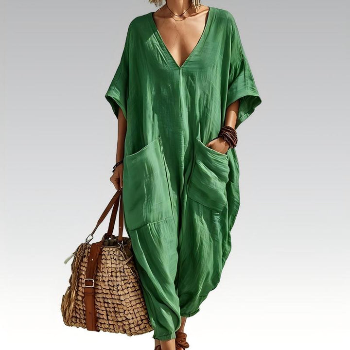 Freda – Relaxed Everyday Woven Jumpsuit