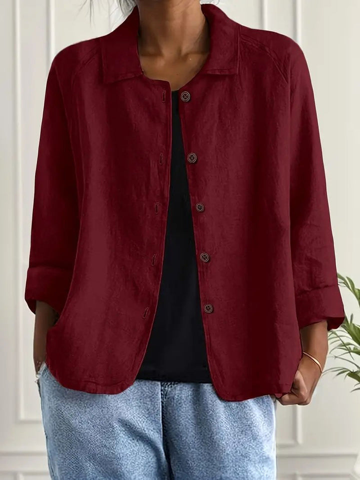 Dorothea – Relaxed Button-Front Jacket